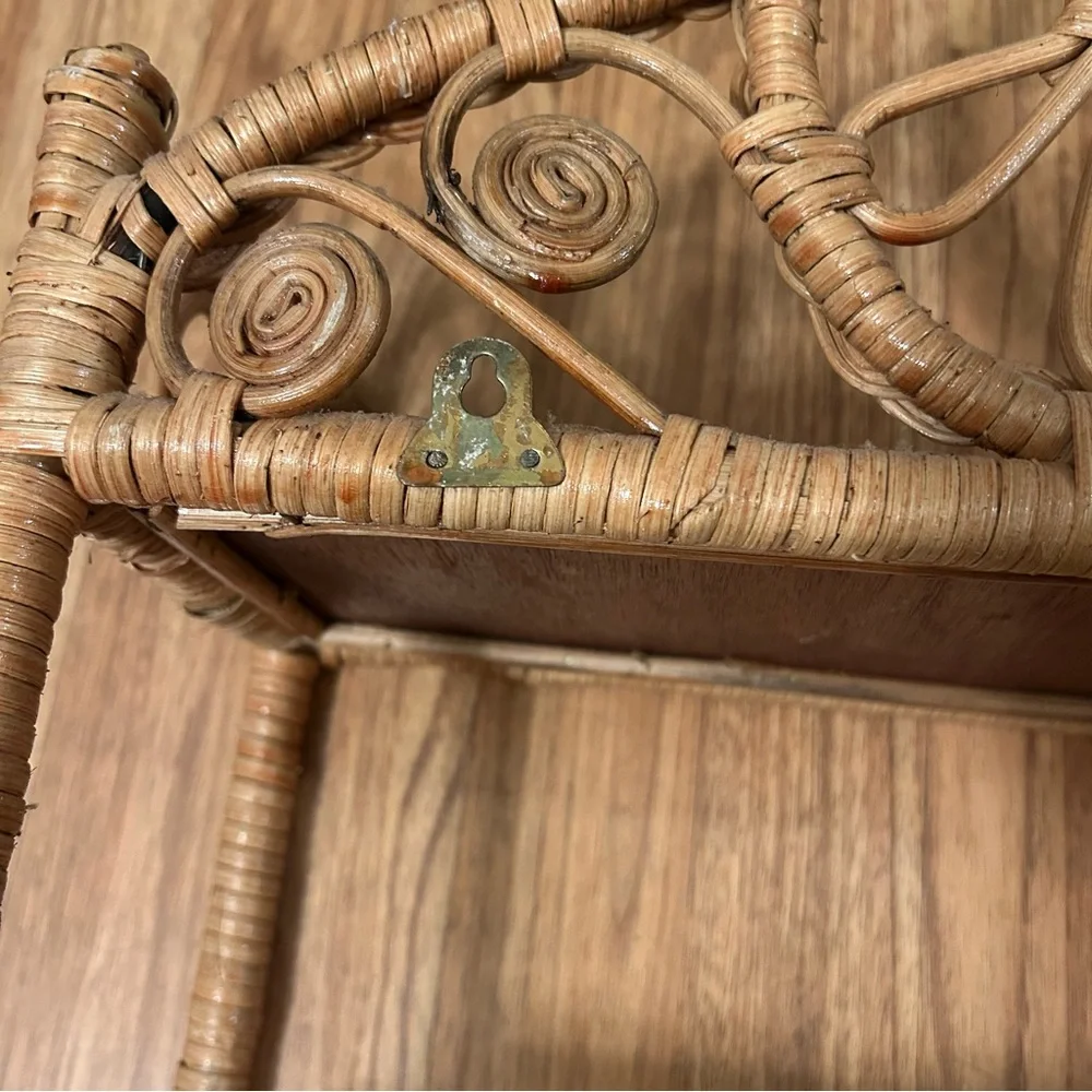 ‼️Rattan / Wicker Hanging Wall Shelf‼️